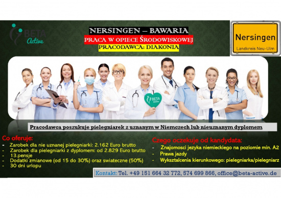 Pielęgniarka – Diakonia, Instytucja Kościelna