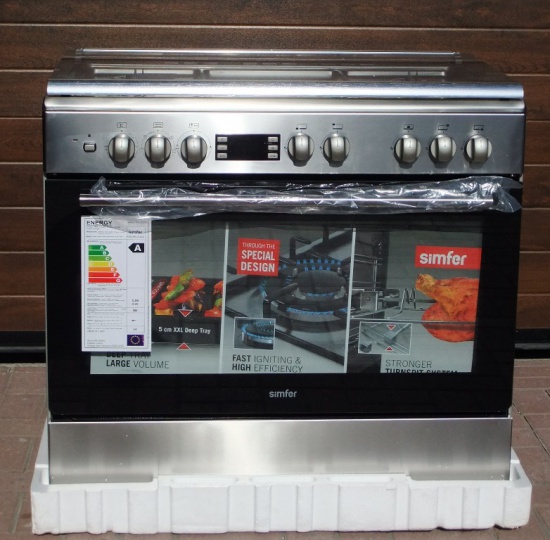 Sprzedam kuchnie 90cm gazowo-elektryczną Simfer KGE. 960. IZ6D. Z